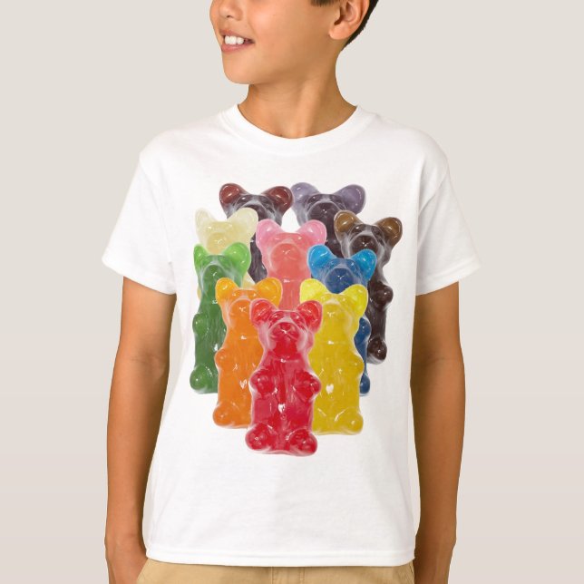 Rinbow färg candy älskare gummibjörn tröja (Framsida)