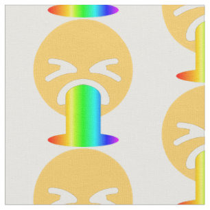 Rinbow puke emoji tyg