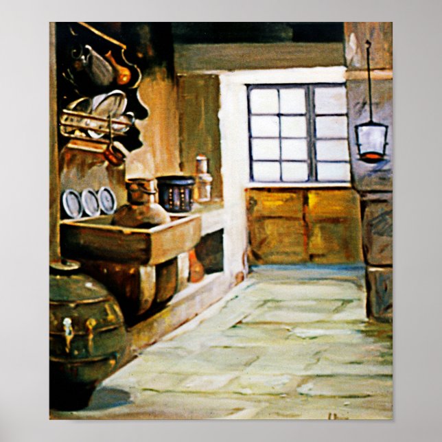 Rincón gallego (Apunte)/Galician nook (Sketch) Poster (Framsidan)