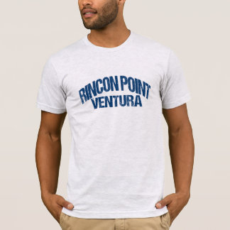 Rincon Point Ventura Kalifornien Retro Surfing Våg T Shirt