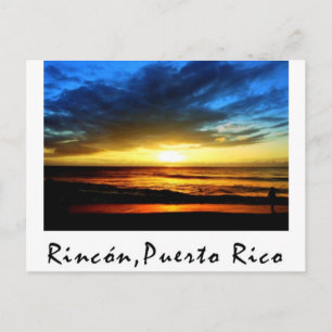 Rincon strand Puerto Rico Vykort