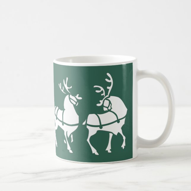 Rindeer Mugg Coffee Kopp julklappar för festliga j (Höger)