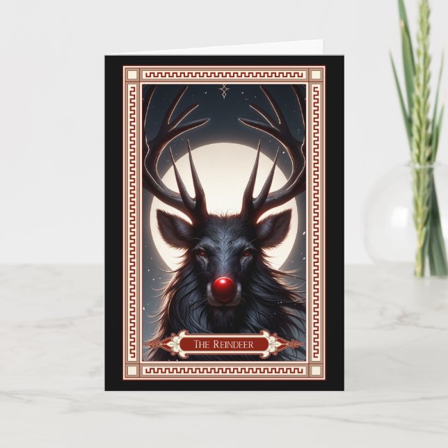 Rindeer Tarot Card Kort (Framsida)