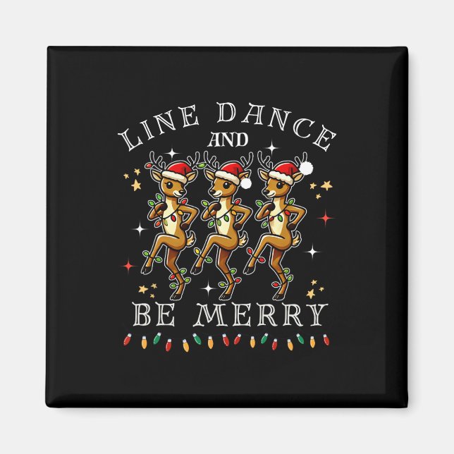 Rindestendans och vara God jul-framträdande Magnet (Framsidan)