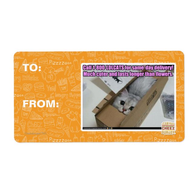 Ring 1-800-LOLCATS Fraktsedel (Framsidan)