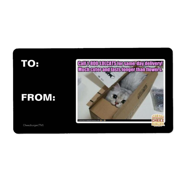 Ring 1-800-LOLCATS Fraktsedel (Framsidan)