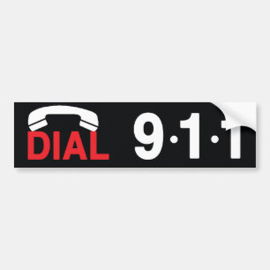 Ring 911 bildekal