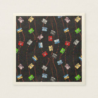 Ring 9 för en yttre linje. pappersservett