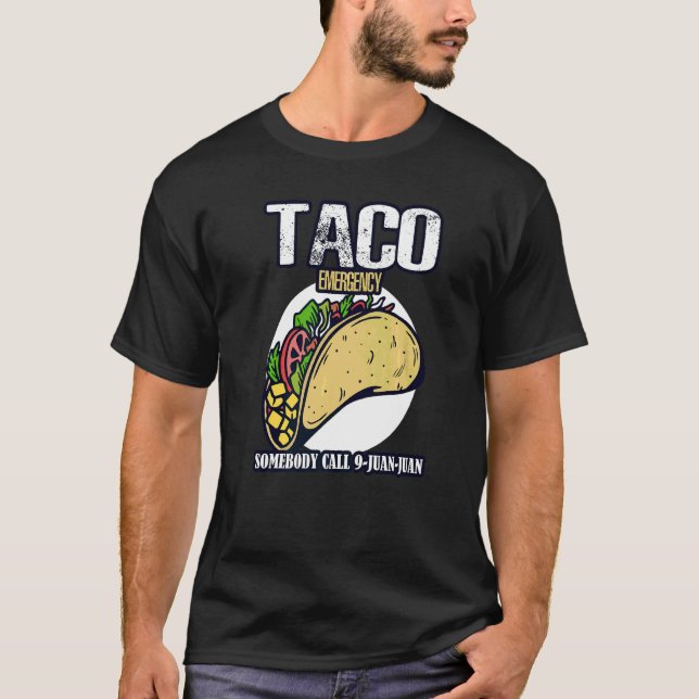 Ring 9 Juan Mexiko Taco-Akutet Cinco De Morsa T Shirt (Framsida)