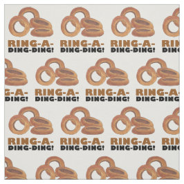 Ring-a-ding-Ding-Fried Onion Ringar-skräppost Fast Tyg