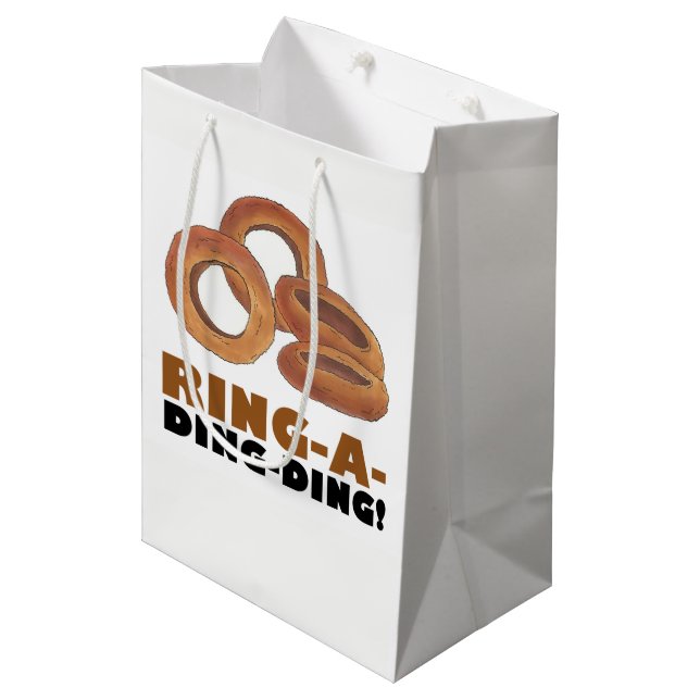 Ring-a-Ding-Onion Bröllop Förlovning Gratulerar (Framsidan Vinklad)