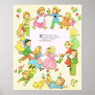 ring a ring a ro, Mabel Lucie Attwell Prints Poster