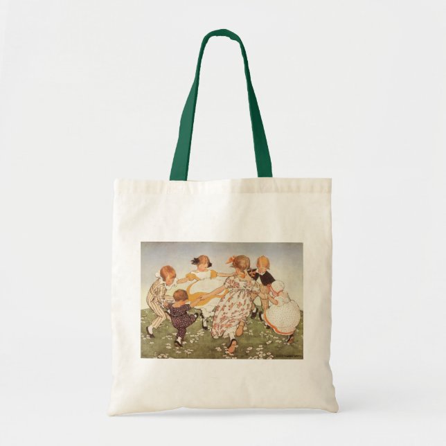 Ring-A-Round A Rosie Nursery Rhyme - Bag Tygkasse (Framsidan)