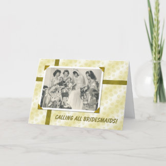 Ring alla Bridesmaids! Inbjudan