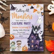 Ring alla monster Halloween Costume Birthday