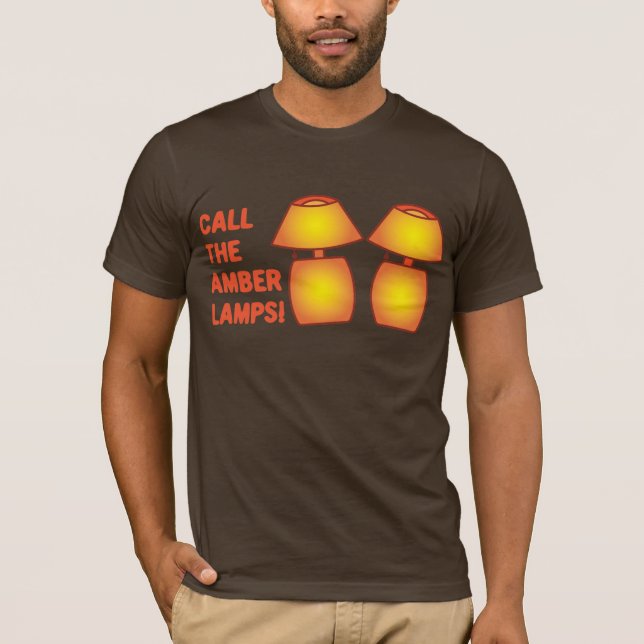 Ring Amber Lamps! Tee Shirt (Framsida)