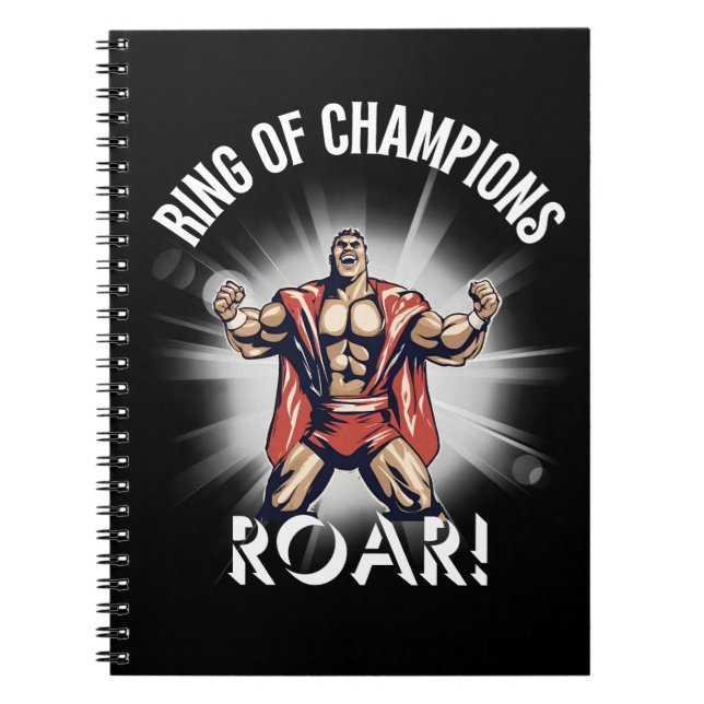 Ring av Champions, Roar! Anteckningsbok (Framsidan)