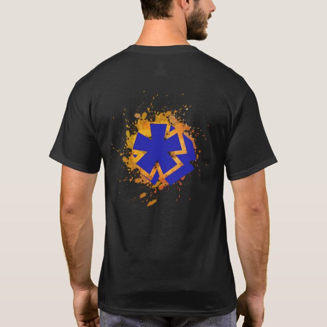 Ring av Fire Storm Whirlpool Flame T Shirt (Baksida)