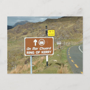 Ring av Kerry-tecknet, Irland Vykort