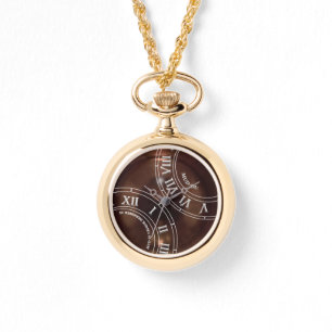 Ring av koppar RN Necklace Watch Armbandsur