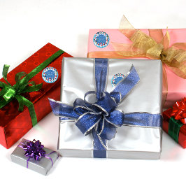 Ring av Snögubbar Runt Klistermärke