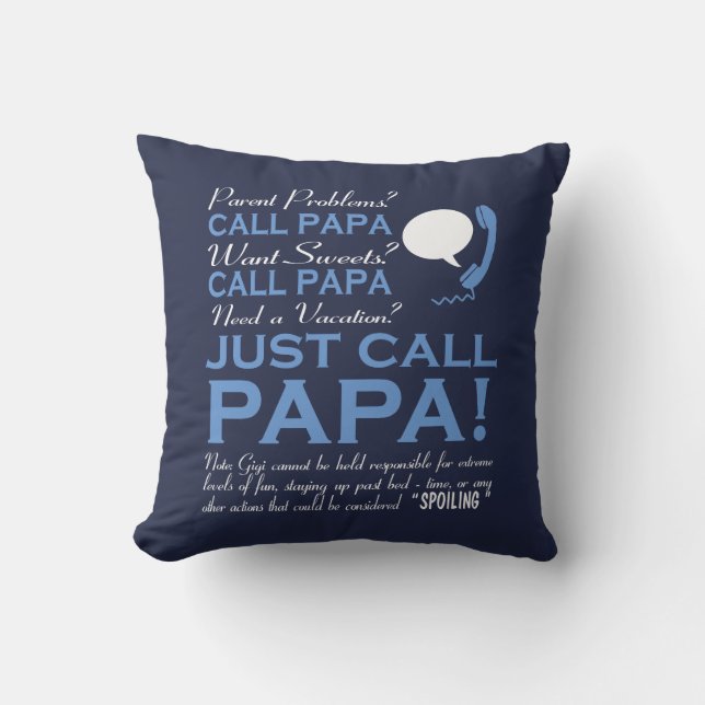 Ring bara Pappa Kudde (Framsida)