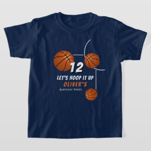 Ring: Basketball Boll Sports Barns födelsedag T Shirt