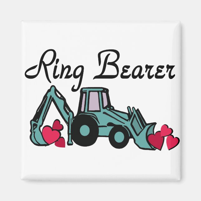 Ring Bearer Backhoe Magnet (Framsidan)