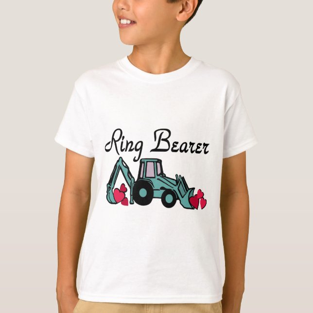 Ring Bearer Backhoe Tee (Framsida)