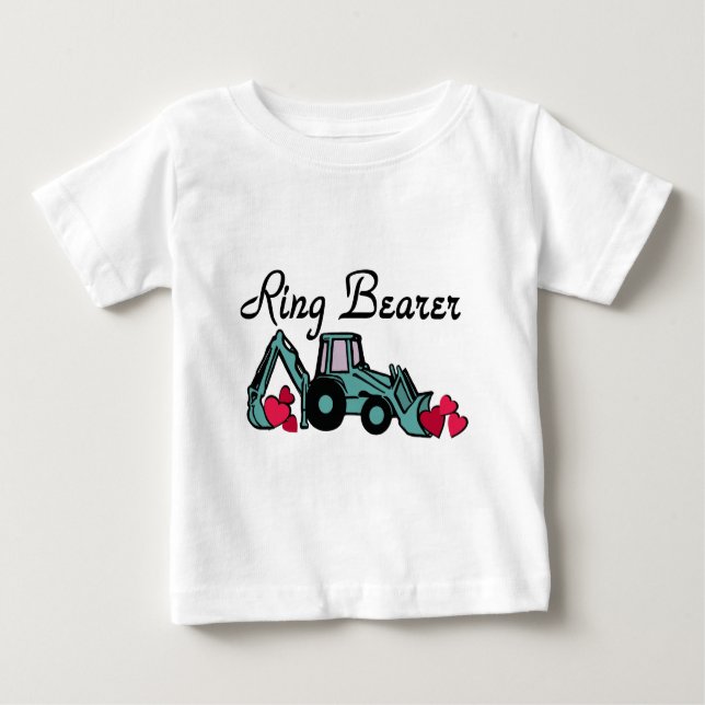 Ring Bearer Backhoe Tee (Framsida)