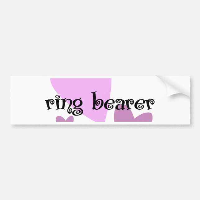 Ring Bearer Bildekal (Framsidan)