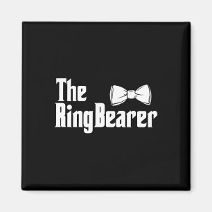 Ring Bearer Bowtie Ring, Bröllop Groom Bri Magnet