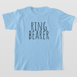 Ring Bearer Bridal Party Wedding T Shirt