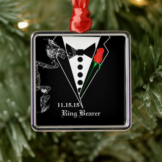Ring Bearer Bröllop jul Ornament (Träd)