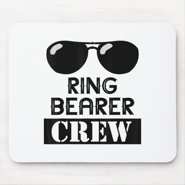 Ring Bearer Crew Ring Wedding Party Sungl Security Musmatta (Framsidan)