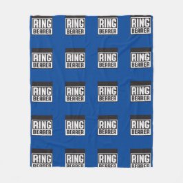 Ring Bearer Fleece Blanket Blu och Blk Collection