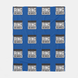 Ring Bearer Fleece Blanket Blu och Blk Collection