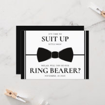 Ring Bearer Frieri kort - Kostym upp, lille man!