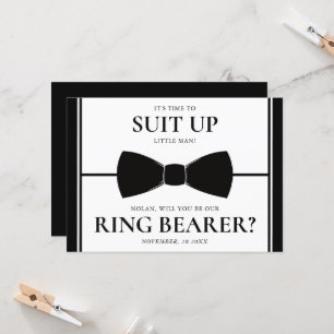Ring Bearer Frieri kort - Kostym upp, lille man!