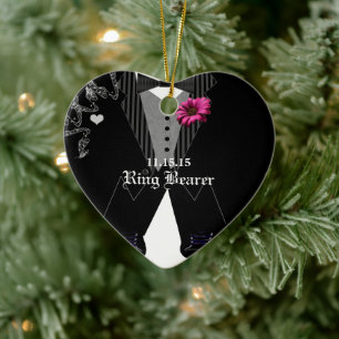 Ring Bearer Gerber Daisy Bröllop Helgdag Ornament