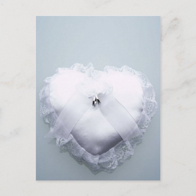 Ring Bearer Heart Pillow Vykort (Framsida)
