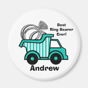 Ring Bearer Lastbil Magnet
