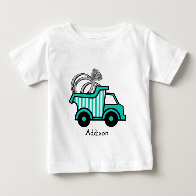 Ring Bearer Lastbil Tee Shirt (Framsida)