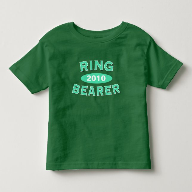 Ring Bearer Mint Grönt Arc 2010 Tee Shirt (Framsida)