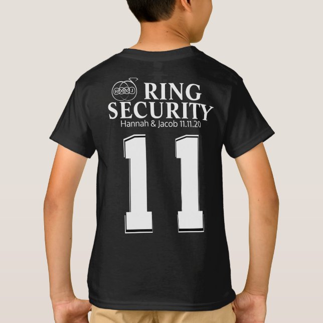 Ring Bearer Security T Shirt (Baksida)