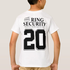 Ring Bearer Security T Shirt