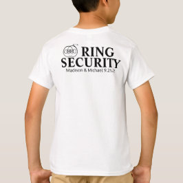 Ring Bearer Security T Shirt