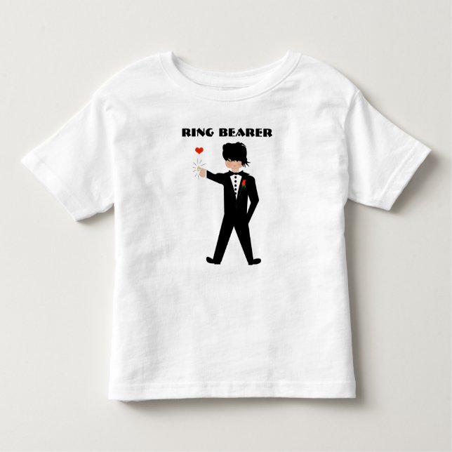 Ring Bearer Shirt - Bröllop - T-shirt (Framsida)