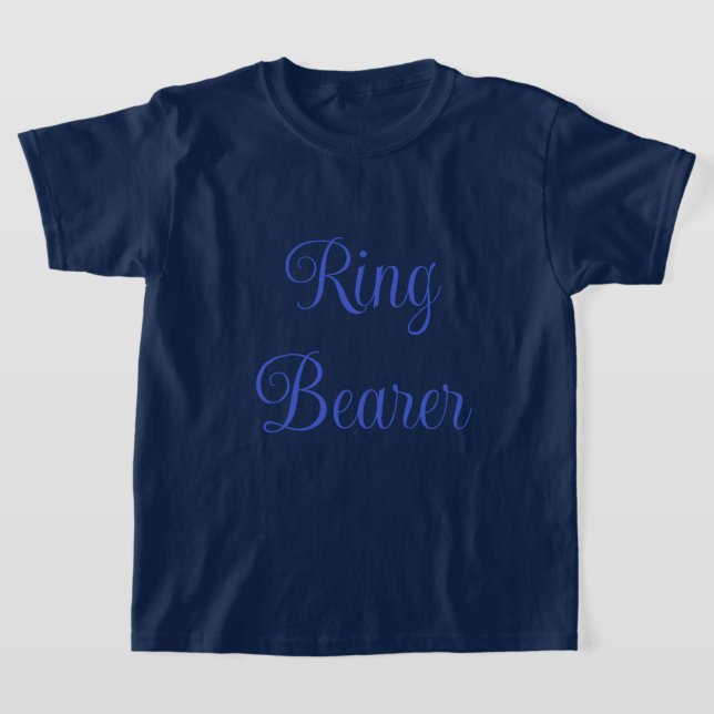 Ring Bearer T Shirt (Laydown)