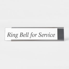 Ring Bell för Service desk-skylt 